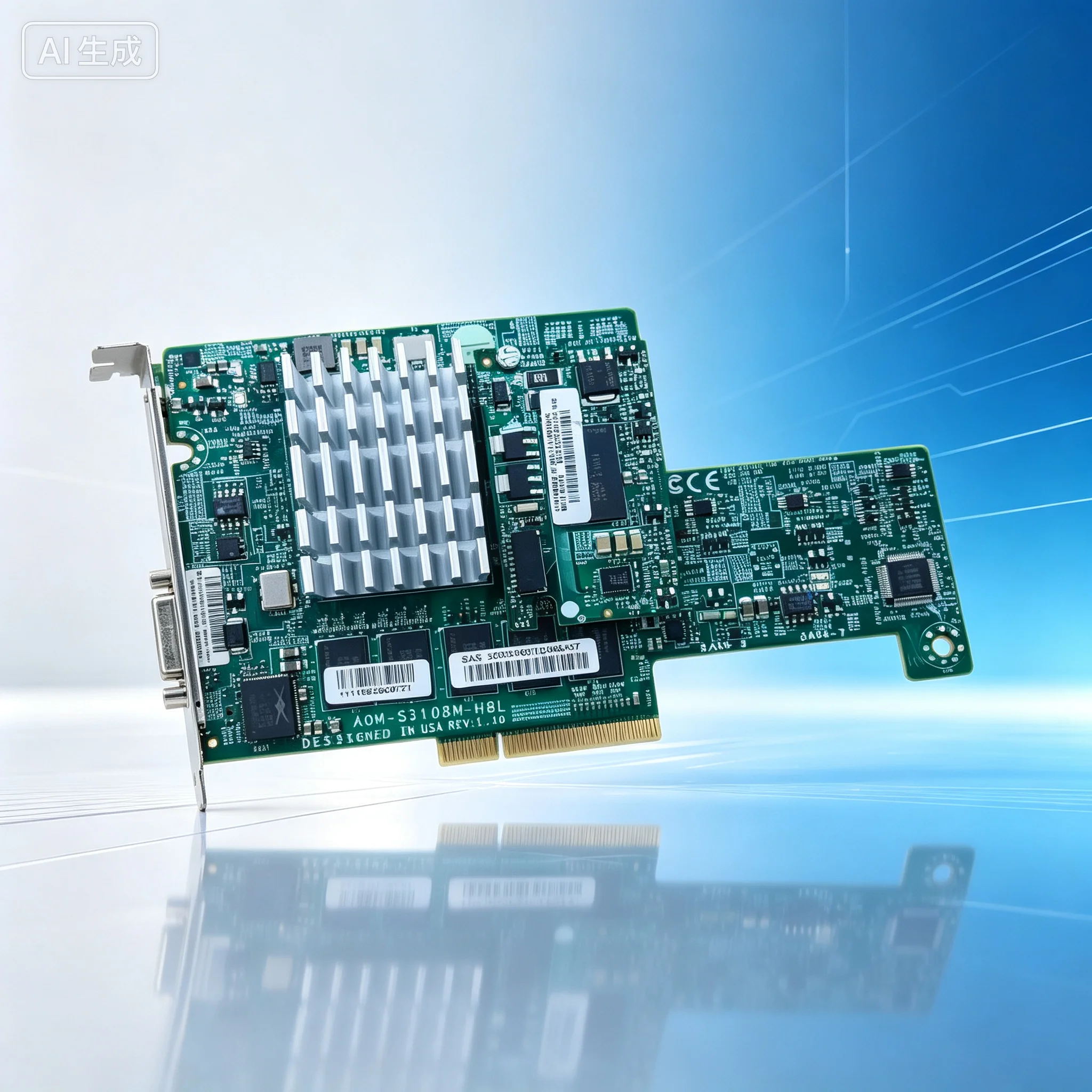 8-Port SAS Internal RAID Mezzanine Card AOM-S3108M-H8L for Supermicro