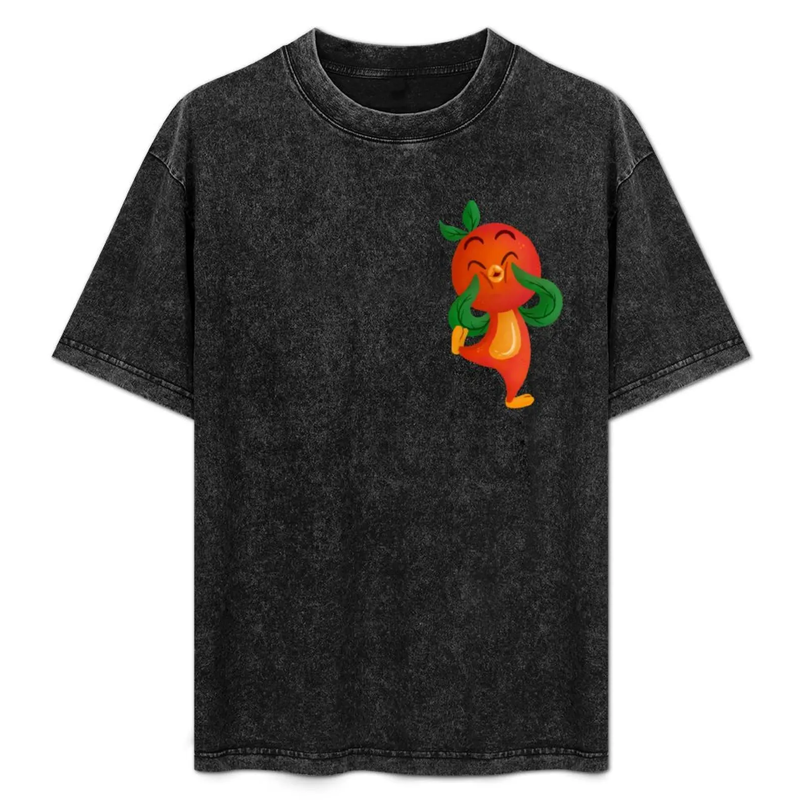 

lil orange bird T-Shirt sweat heavyweights plus size tops blacks slim fit t shirts for men