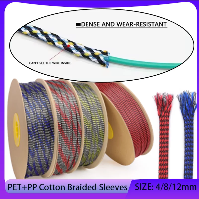Cotton yarn mesh 4/8/12mm encrypted shock absorber shielding mesh PP cotton yarn+PET woven mesh network 1~10M