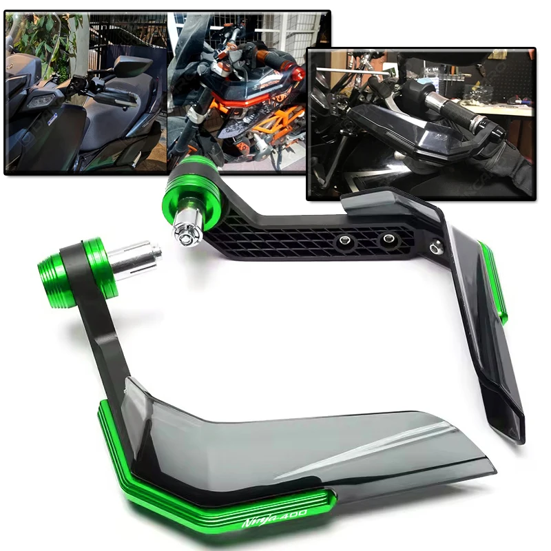 

Модифицированный лобовое стекло мотоцикла, ручная ручка, защитный чехол на руль для KAWASAKI NINJA400 ninja 400i