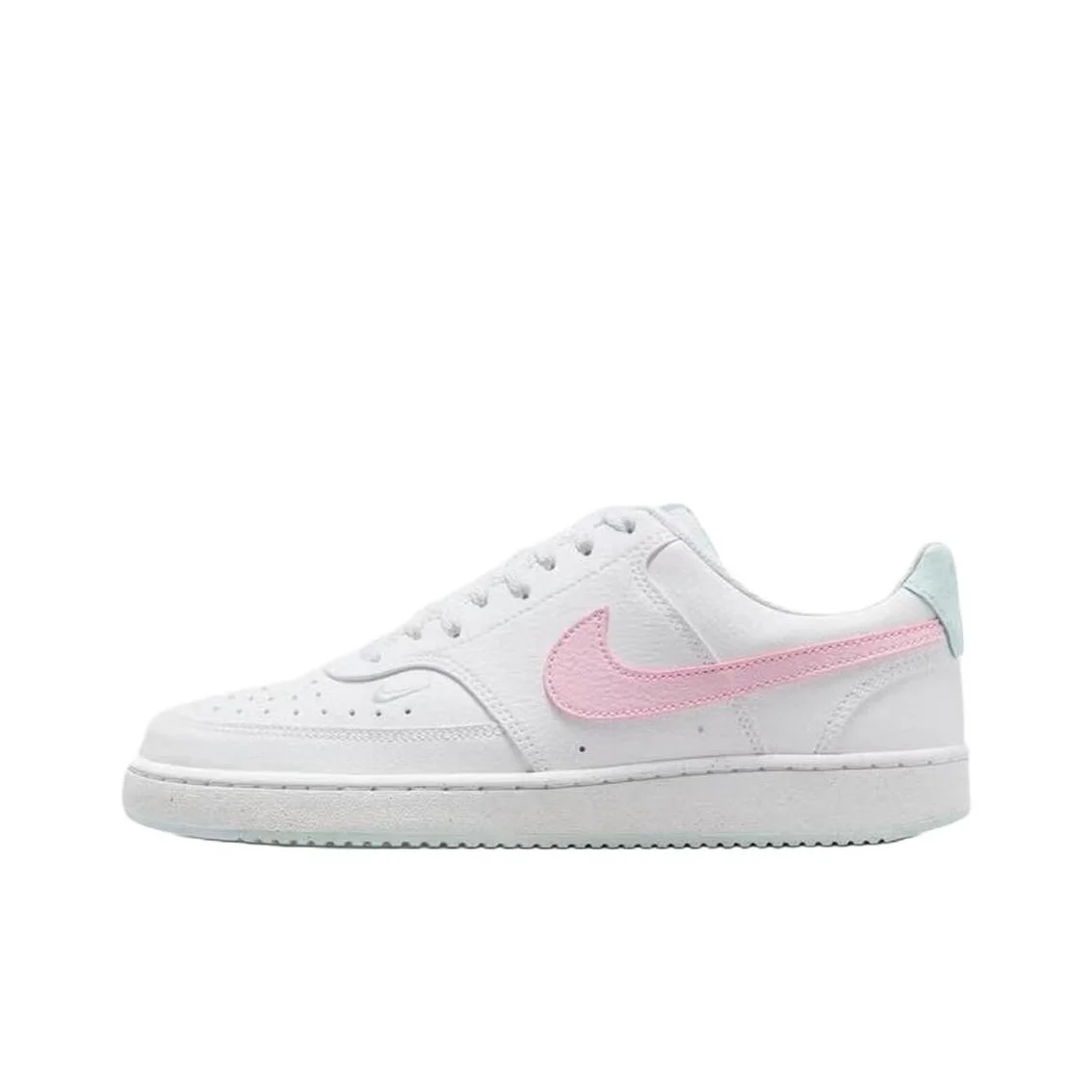 Nike Court Vision Low top Skateboard Shoes Women's White Pink IQ9800-161