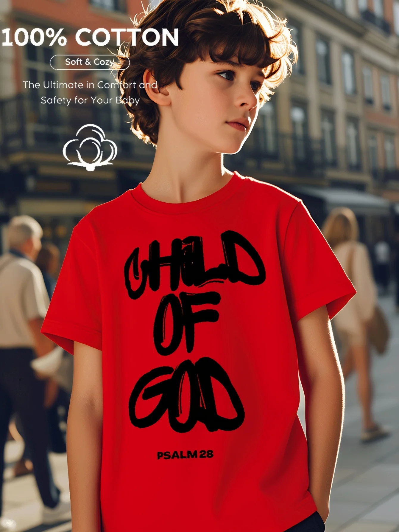 Children's T-shirt Casual T-shirt Printed with Interesting Patterns Fun Summer Fashion Clothing for Children Parent-child Tshirt