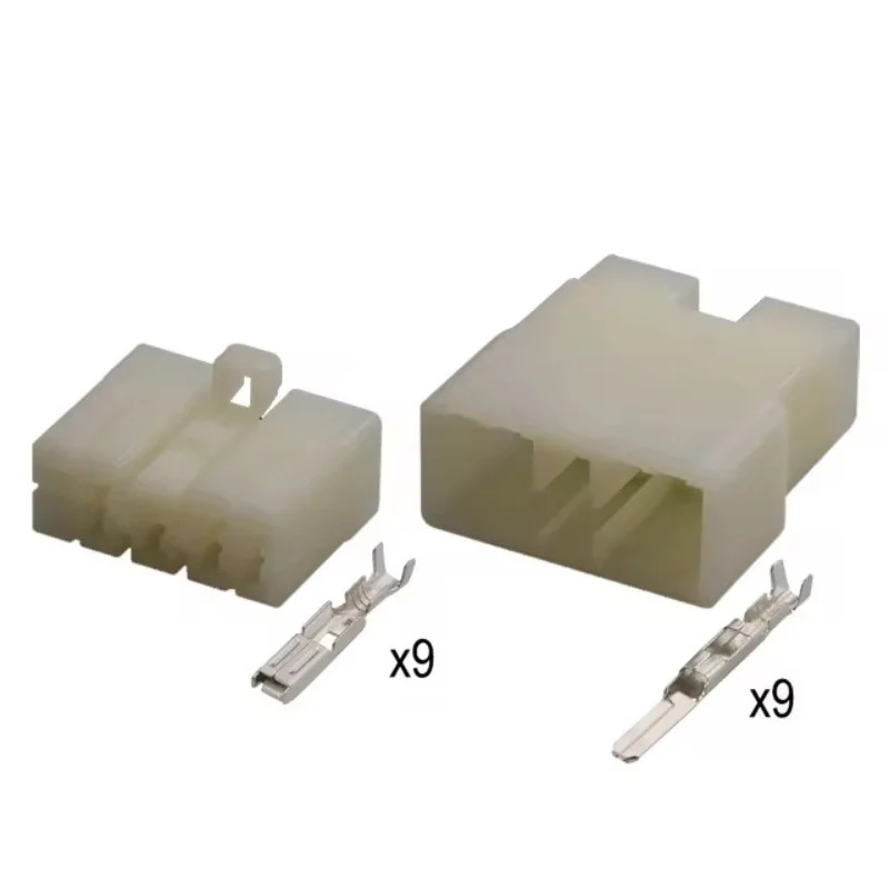 

1 Set 9 Pins AC Assembly Automotive Male Female Docking Connector Auto Audio Plug MG620213 MG 620213 MG610154 MG 610154