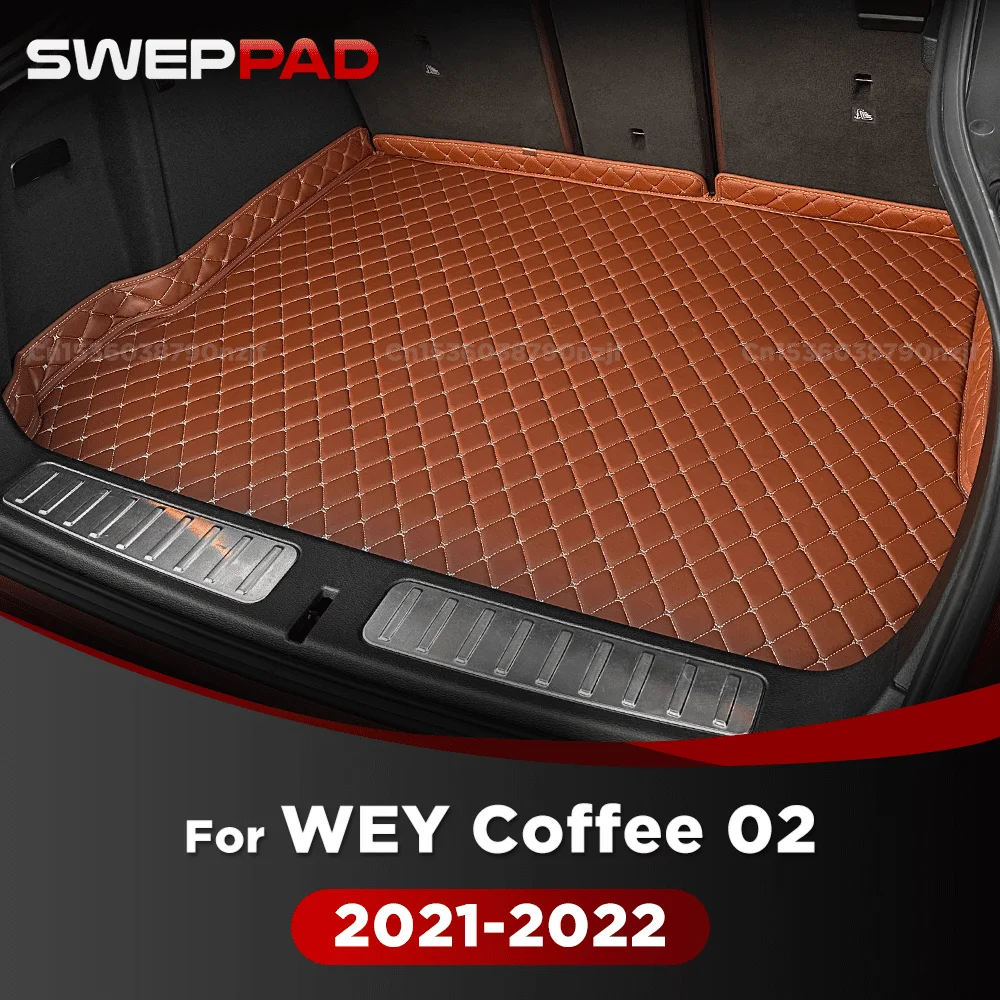 

For WEY Coffee 02 2021 2022 3D Car Trunk Mat Cargo Liner Carpet Interior Accessories Cover
