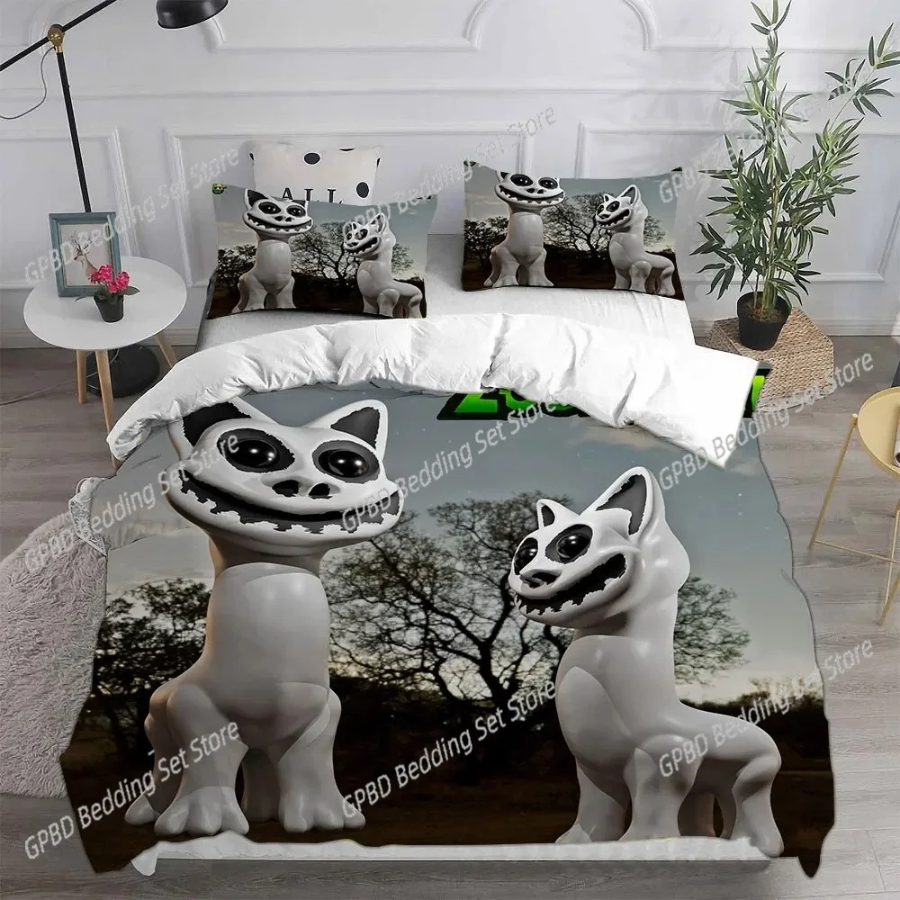 

Game Zoonomaly 3D Bedding Set Duvet Cover Pillowcases Single Twin Full Queen King Size Home Decor Quilt Boys Gift