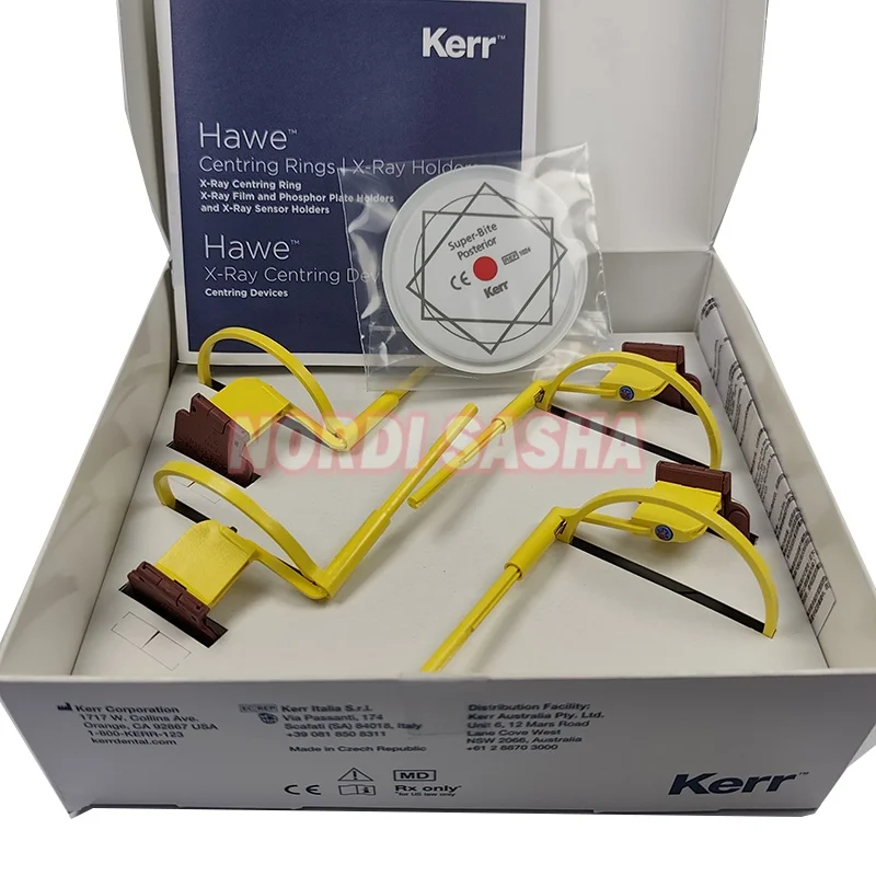 

1Set Kerr Hawe Anterior &Posterior Super-Bite X-Ray Film and Phosphor Plate Holder Dental X-ray Centring Rings Holder Set