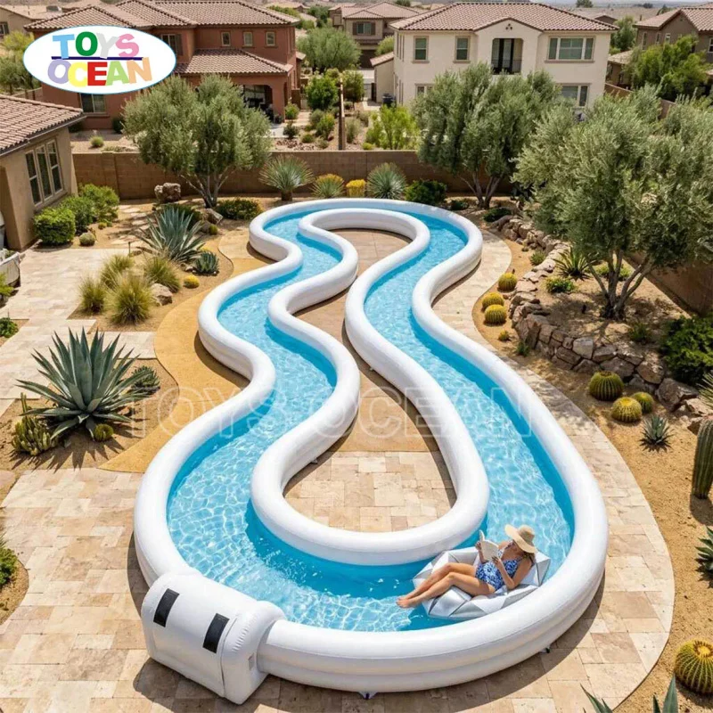 Коммерческая надувная ленивая – обзор и цена Water Slide Inflatable