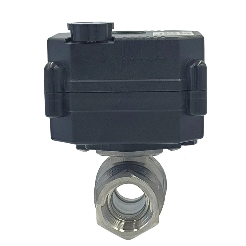 Flomarvel OEM/ODM SS304 PVC Plastic Brass Electric Actuator Motorized Water Shut off Ball Valve for Automatic Water Flow Control