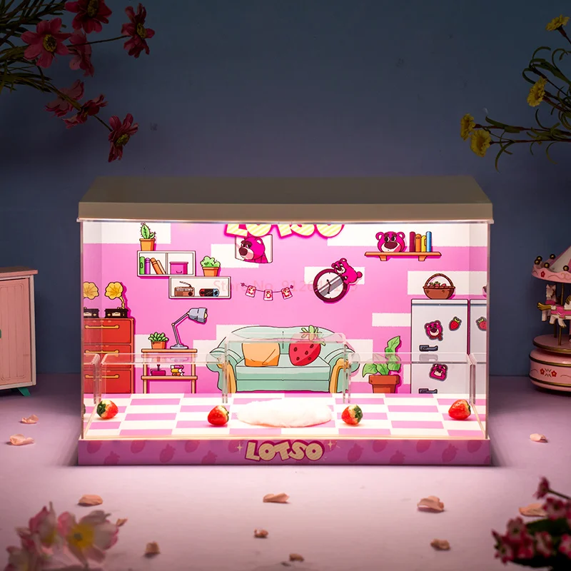 52 ของเล่น' สตรอเบอร์รี่หมีรอบ It'S Me กล่องตาบอดฉากกล่อง Disney HAND-Made TREND เดสก์ท็อปเครื่องประดับ HAND-Made พิเศษ