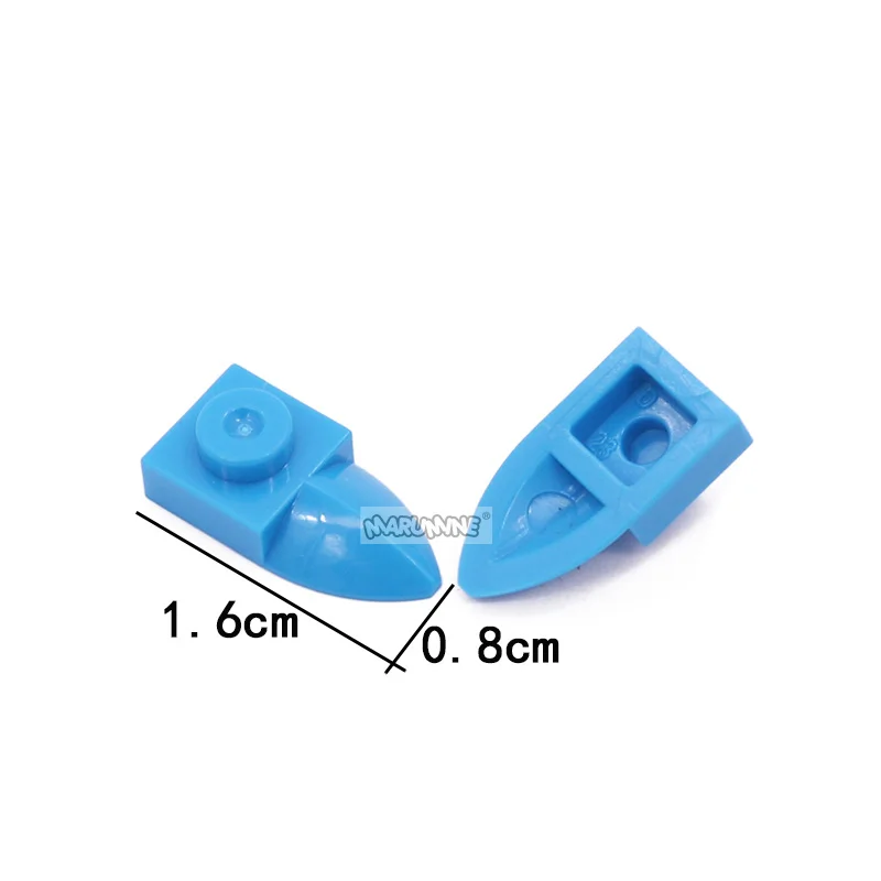 Marumine 49668 Tijolo Modificado 1x1 com Dente Afiado 50PCS Peças de Bloco de Construção Dentes Animal Leão Modelo Acessórios Brinquedos DIY Presentes