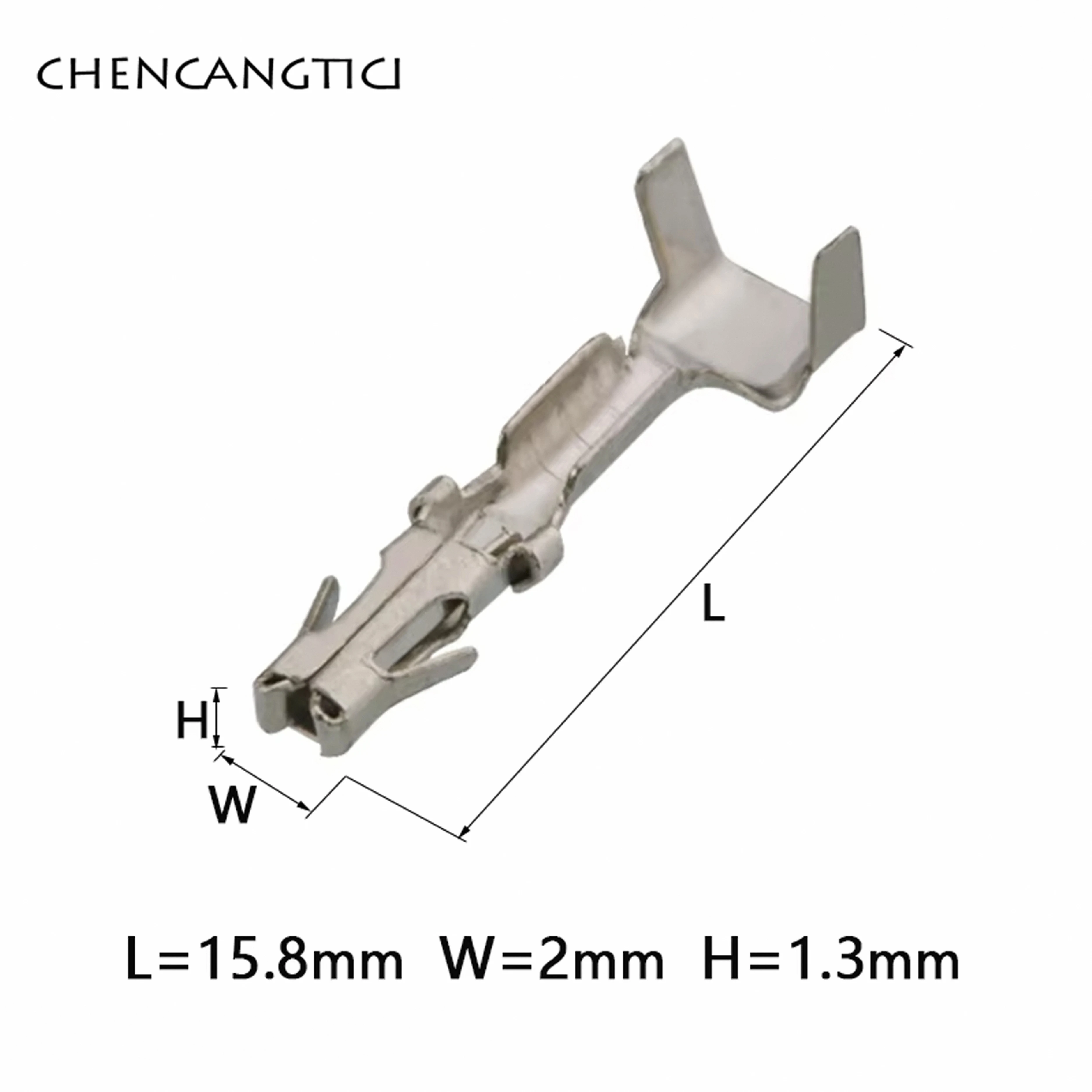 50 Pcs Crimp Terminal Micro-Pack 064 Wire Splice Auto Electrical Female 0.6MM Pin Plug Spring 15305174