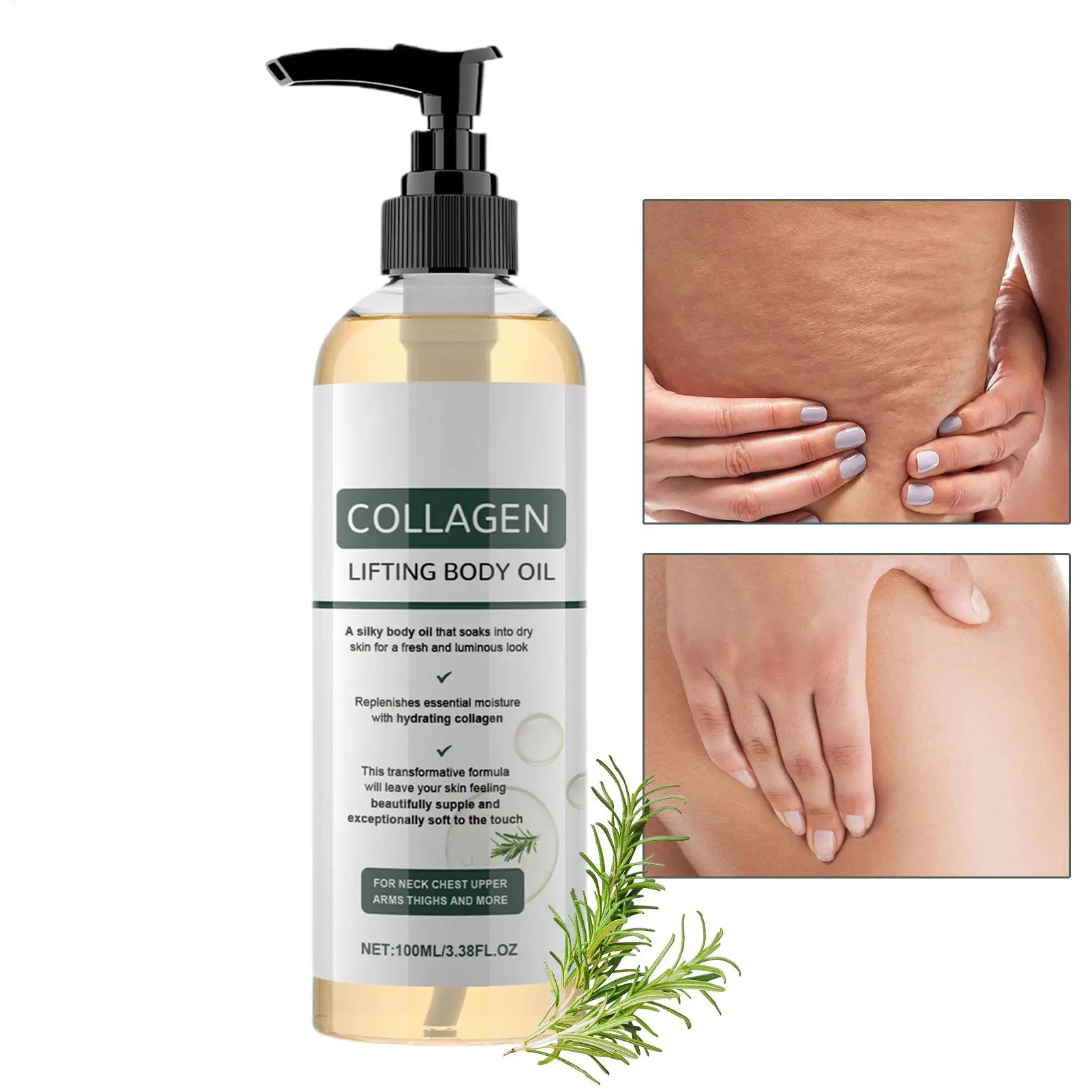 

Collagen Body Oil Deep Hydration Moisturizing Firming Arm Belly Excess Fat Whole Body Skin Massage Essential Oil Anti-aging body