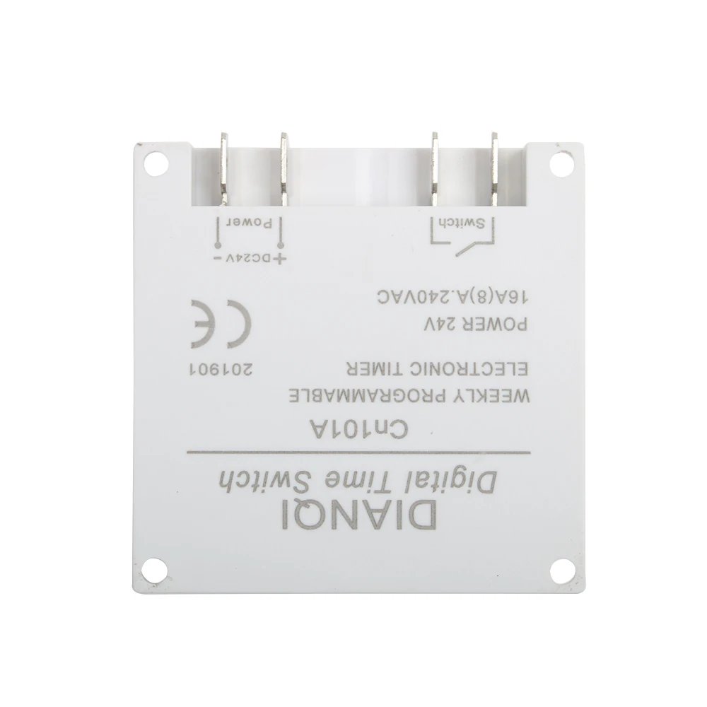 CN101A AC 220V 230V 240V Digital LCD Power Timer รายสัปดาห์ 7 วันโปรแกรมสวิทช์รีเลย์ 8A TO 16A TIMER 10A CN101 mini