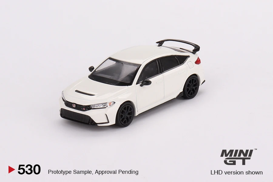 

Мини GT 1:64 Civic Тип R Чемпионат белый 2023 модель автомобиля