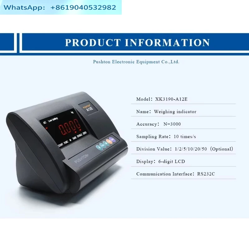 Led Indicator A12E For Platform Floor Scale Weighing Display Control Systems