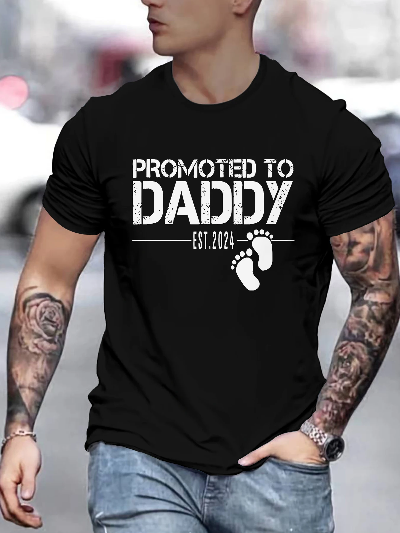 

Men's 3D Digital Printed Casual T-Shirt, Fashionable and Breathable Top