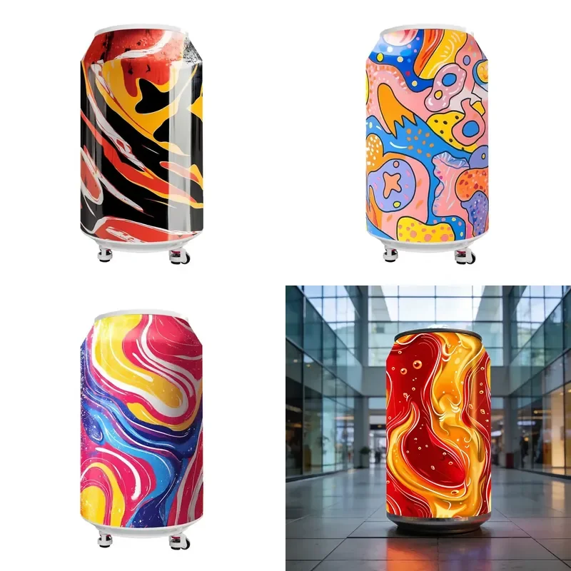 Creative Pull Ring LED Display Flexible LED Module P2.0 P2.5 Indoor Outdoor for Beer Bottle Display