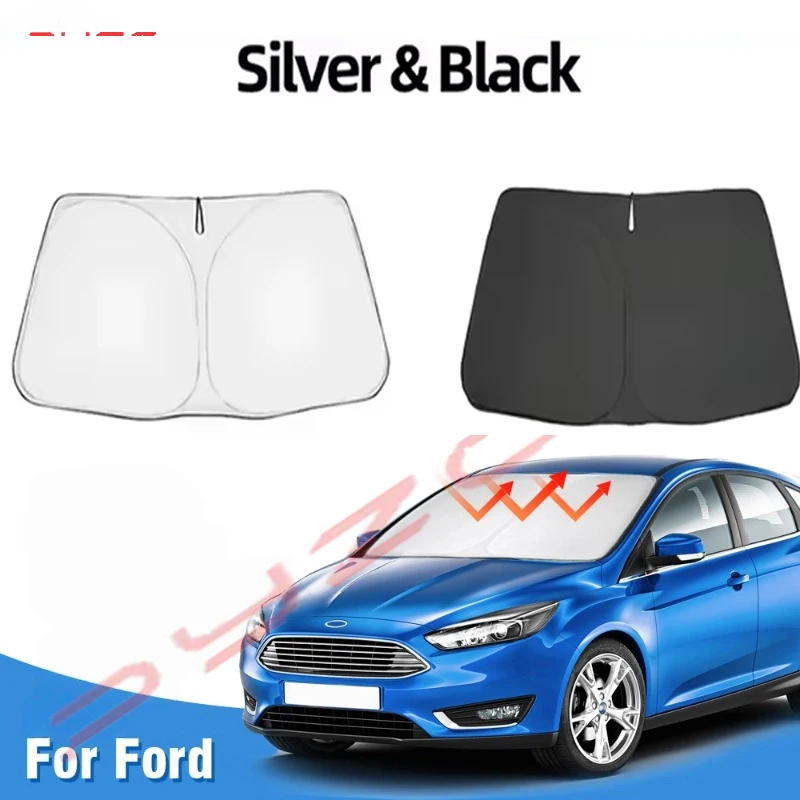 

Car Windshield Sun Shade for Ford Focus 2012-2018 Hatchback Accessories Window Shade Foldable Sun Visor Protector Blocks UV Rays