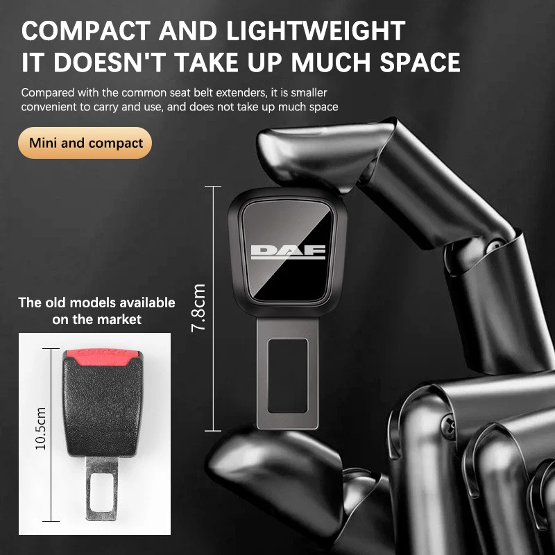 Car Seat Belt Clip Extender Safety Seatbelt Lock Buckle Plug Accessories For DAF XF 95 105 CF LF VA XF480 XF106 view 2