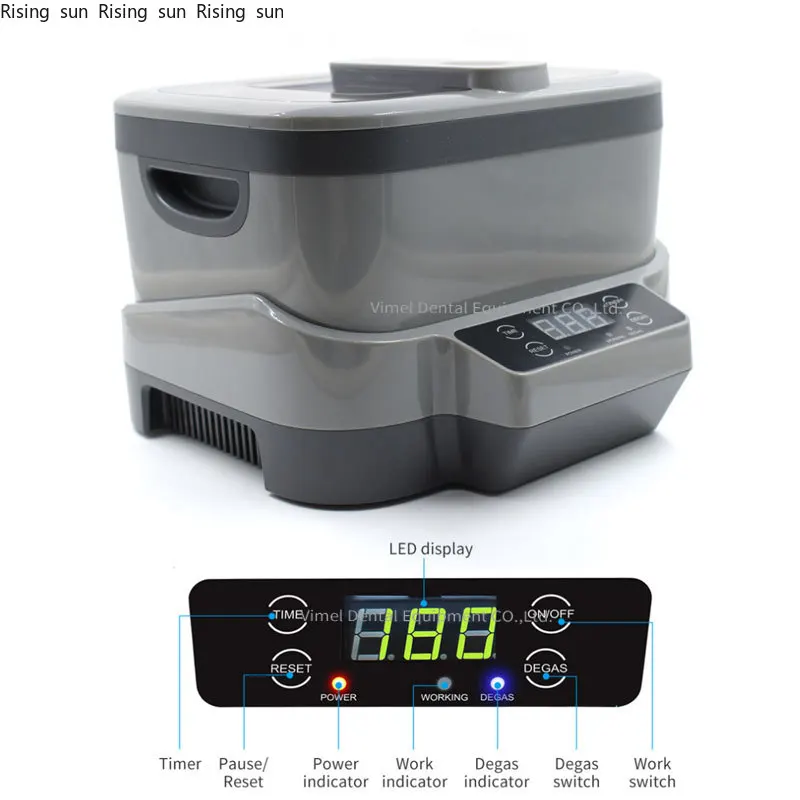 

1200ML Por Ultrasonic Cleaner with Tank Detachable Ultrasonic Washer for Watch Glasses Jewellery Fruit Dentures