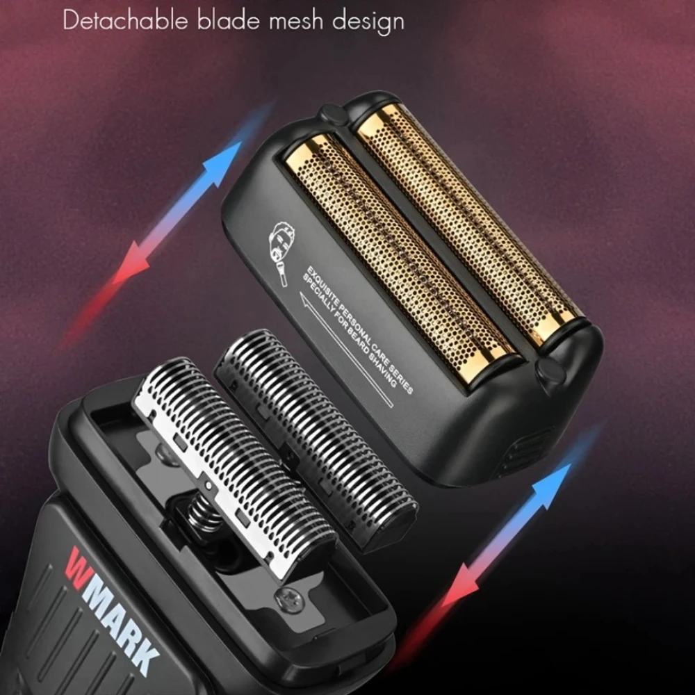 WMARK Electric Shaver 9000 RPM Waterproof Beard Trimmer NG-7982