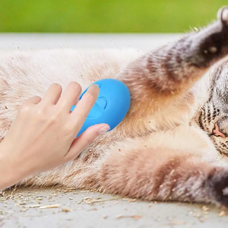 Массажная щетка для ванны для домашних животных, силиконовая массажная щетка для душа, щетка для ухода за собаками, мягкая скрубберная расческа, нескользящая мыть для выпадения, купания, ухода за собаками
