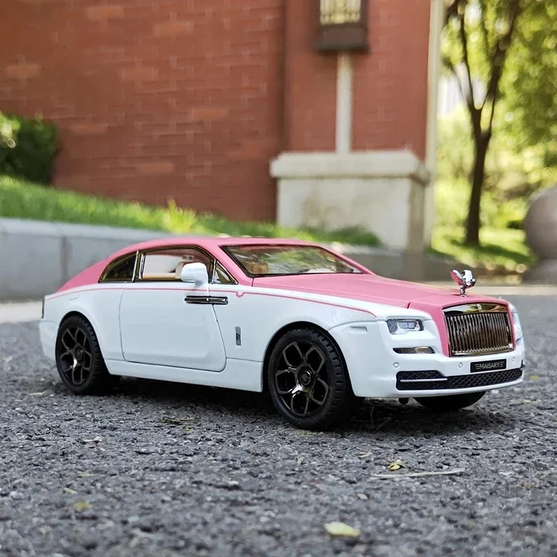 1:22 Rolls Royce Phantom MASORY Alloy Vehicles Diecast Metal Simulation Pull Back Car Model Sound Light Kids Toy Gifts