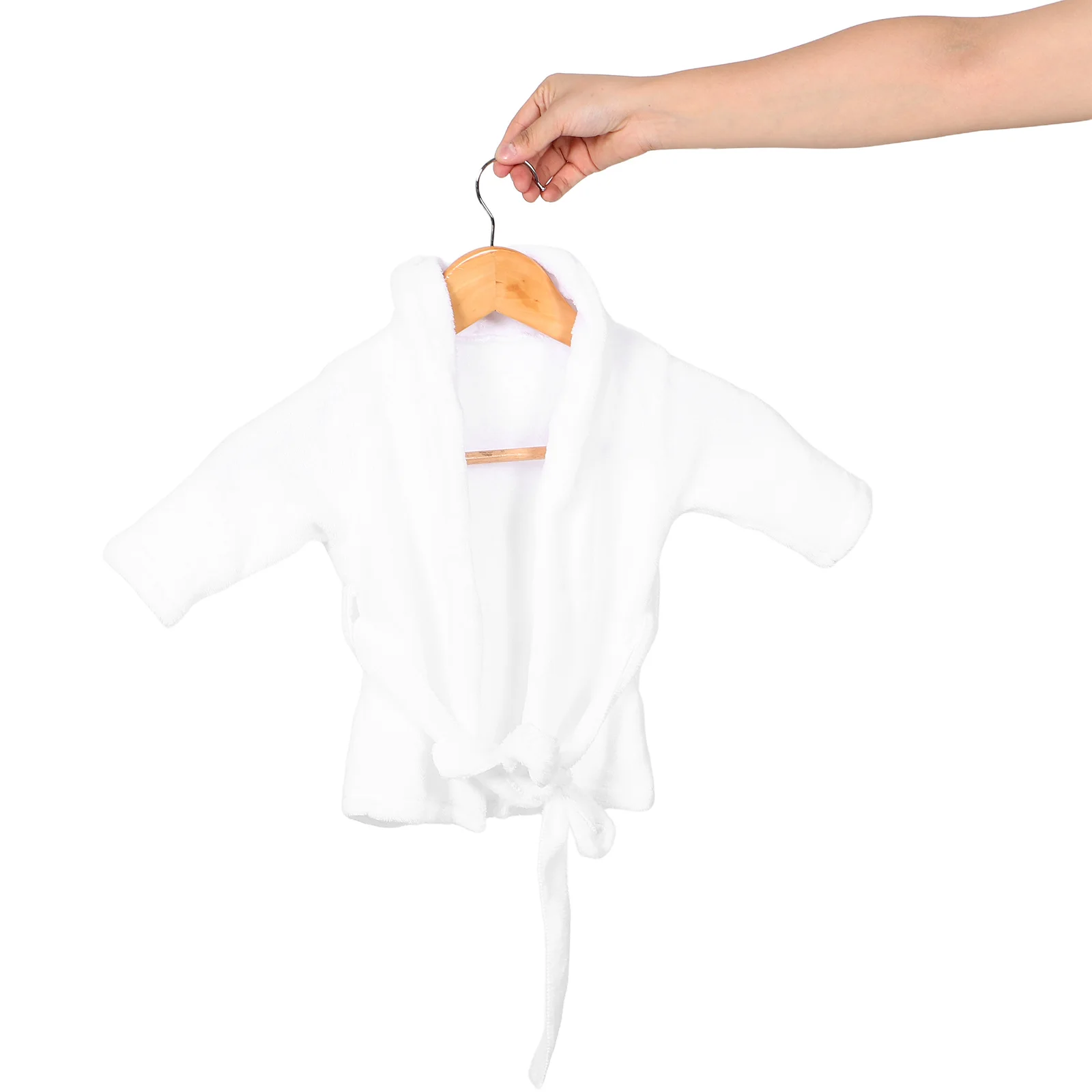 

1Set Newborn Bathrobe Thickened Soft Baby Robe Warm Photography Outfit Infant Photoshoot Prop Baby Bathrobe Newborn Bath Robe