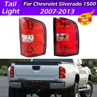 Para Chevrolet Silverado 1500 2500 3500 2007-2013 luz trasera de coche parada de freno lámpara de marcha atrás luz trasera de parachoques con bombillas halógenas