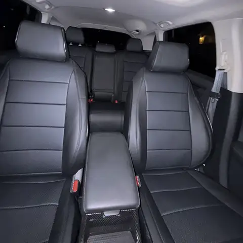 Per il 2023 2024 2025 2026 Honda CRV EX EXL LX Sport Hybrid Custom Fit Accessori Coprisedili per auto 5 posti in pelle completamente coperta