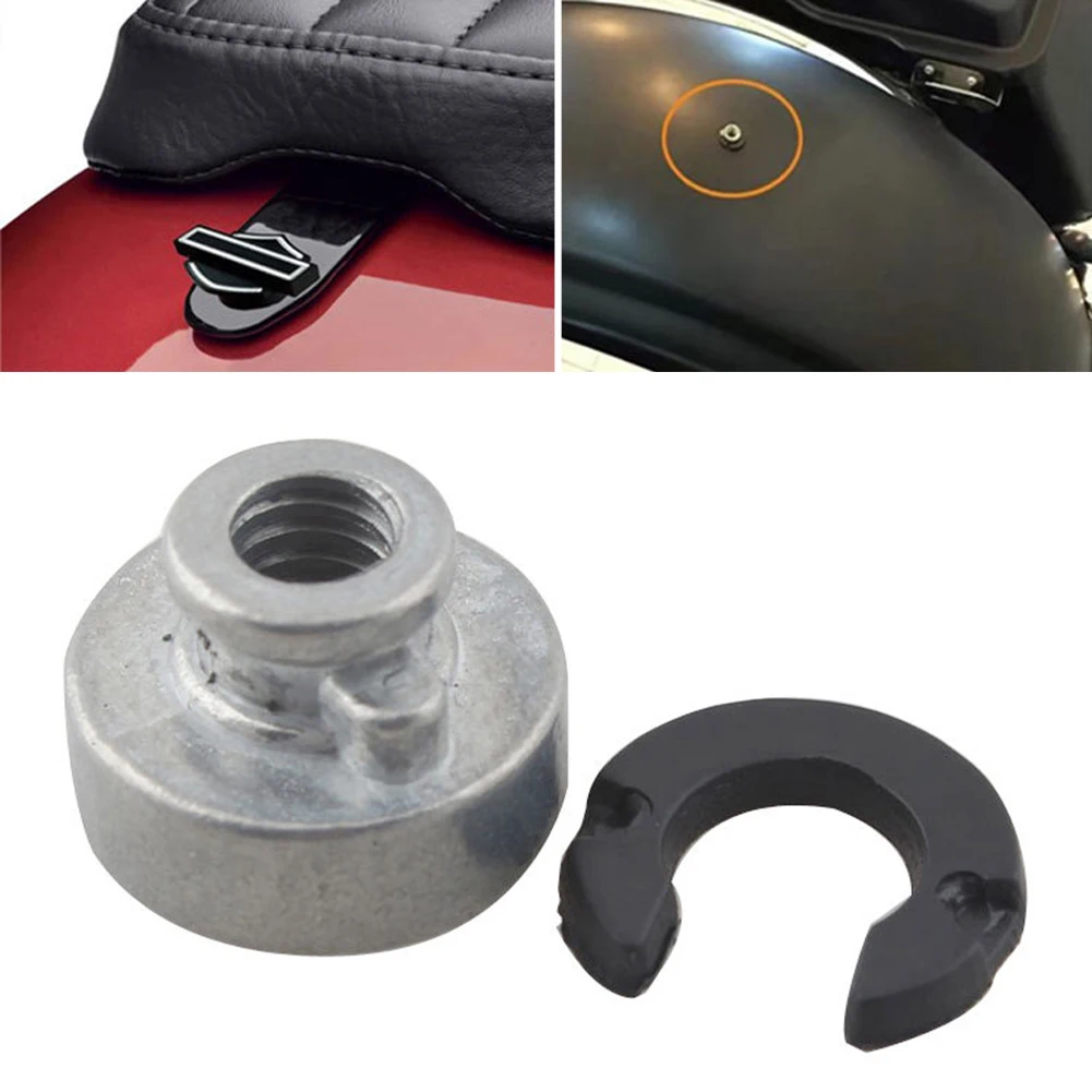 الإفراج السريع الحاجز الخلفي مقعد الترباس الجوز عدة دراجة نارية جبل المسمار ل هارلي سبورتستر XL سوفتيل FL داينا شارع بوب الطريق الإنزلاق