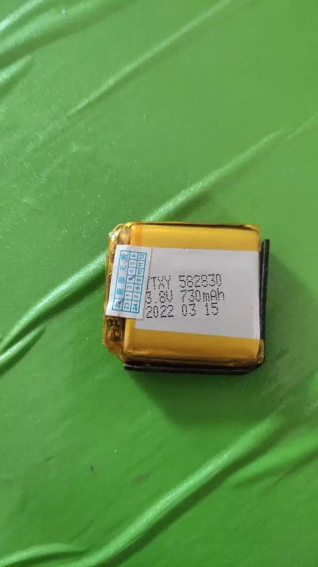 730MAH polymer battery 582830 capacity meter smart watch shaver sound pickup beauty eye recording battery cell 3.7V