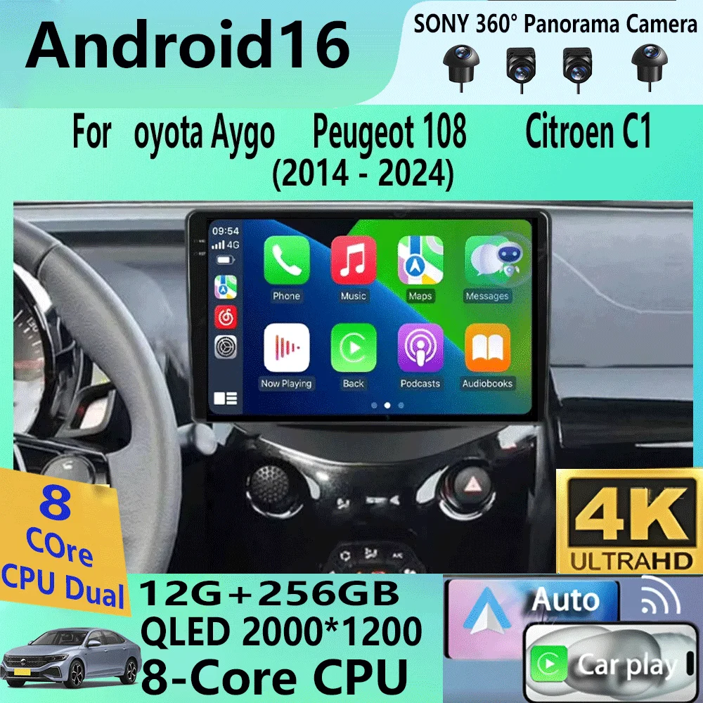 Android 16 Car Radi…