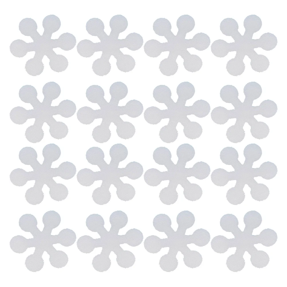 

20 Pcs Bathtub Anti-slip Stickers Snowflake Tape Bathroom Accessories Ceramic Tile Strip Non-slip Shower Strips White Child