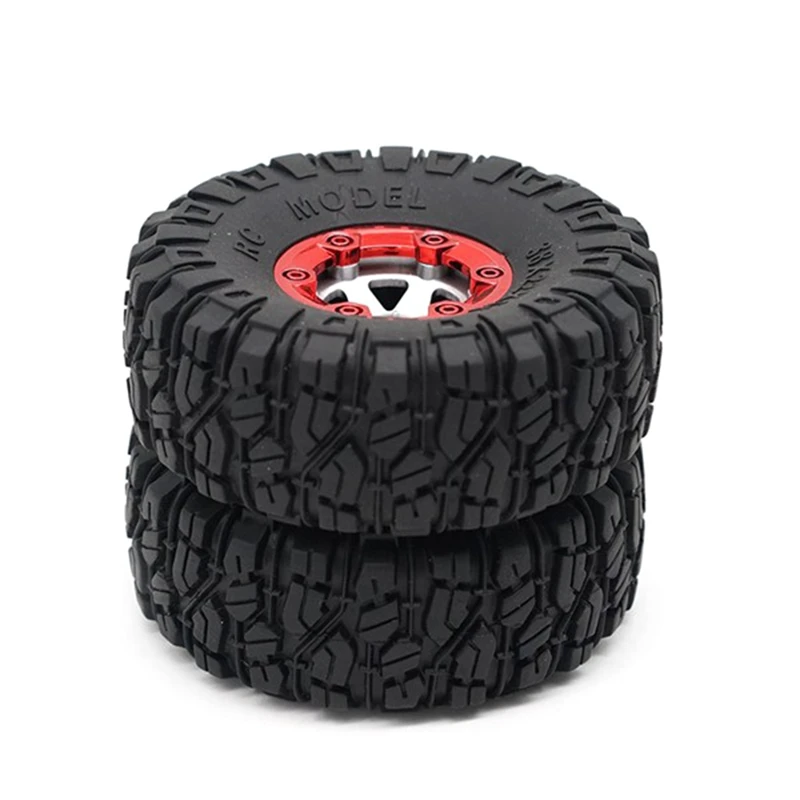 1:12 RC Truck Crawlers 100Mm Rubber Tires Tyres With Wheel Hex For Wltoys 12428 12423 FY01 FY02 FY03 Parts