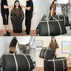 Oxford Cloth Clothes Storage Bags Bidirectional Zipper Moving Luggage Luggage Pack Large Capacity Closet Organizer Home Travel