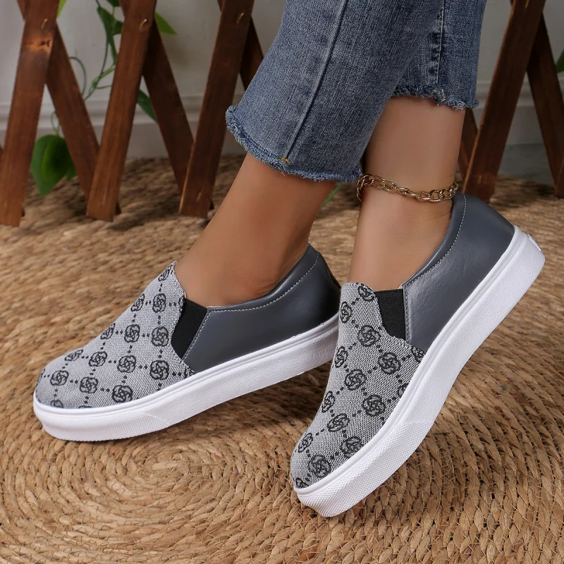 2025Spring and Summer Fashion New Pattern Design Women's Shoes Casual Sneakers Unisex Casual Shoes