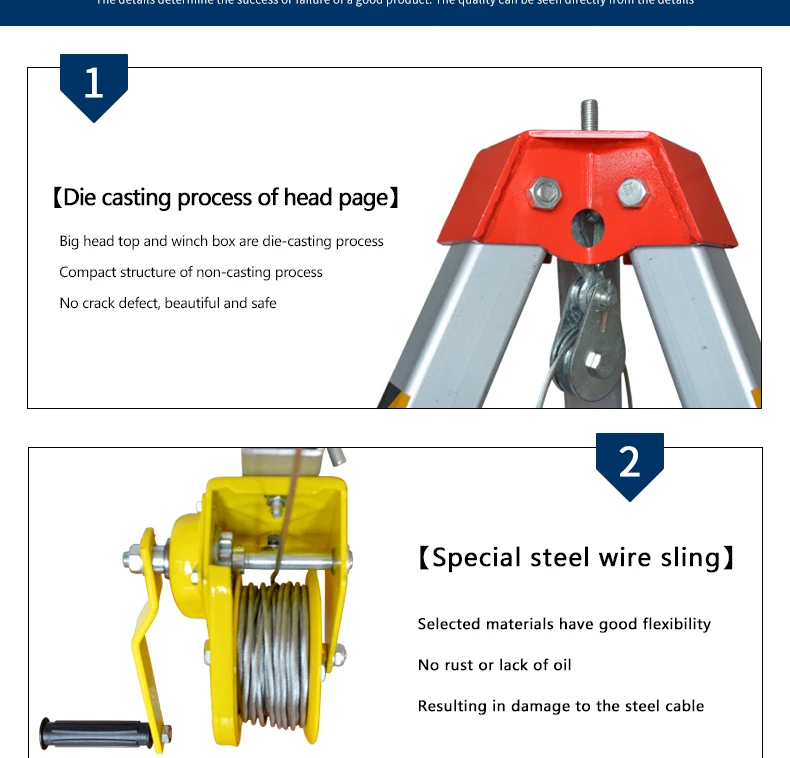 معدات السلامة للحماية من السقوط ذات المساحة المحدودة، حامل ثلاثي القوائم قابل للتخصيص مباشرة من المصنع