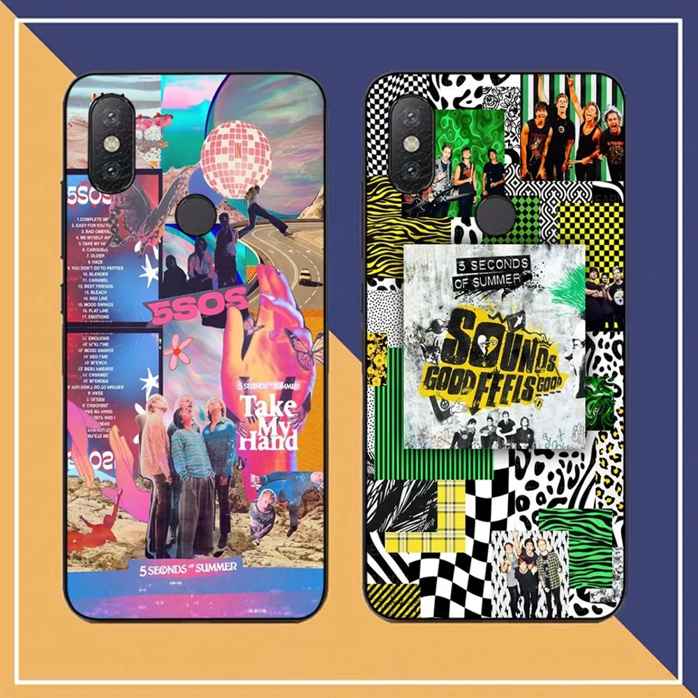 Seconds-of-Summers-5SOS Phone Case For Redmi Note 4 X 5 A 6 7 8 T 9 9S 10 11 11S 11Epro Poco M3 Pro