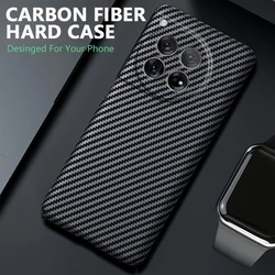 1+12 Carbon fiber Hard Case for Oneplus 12 Slim and lightweight Anti-fall Business Luxury Hard Phone Cover Cases