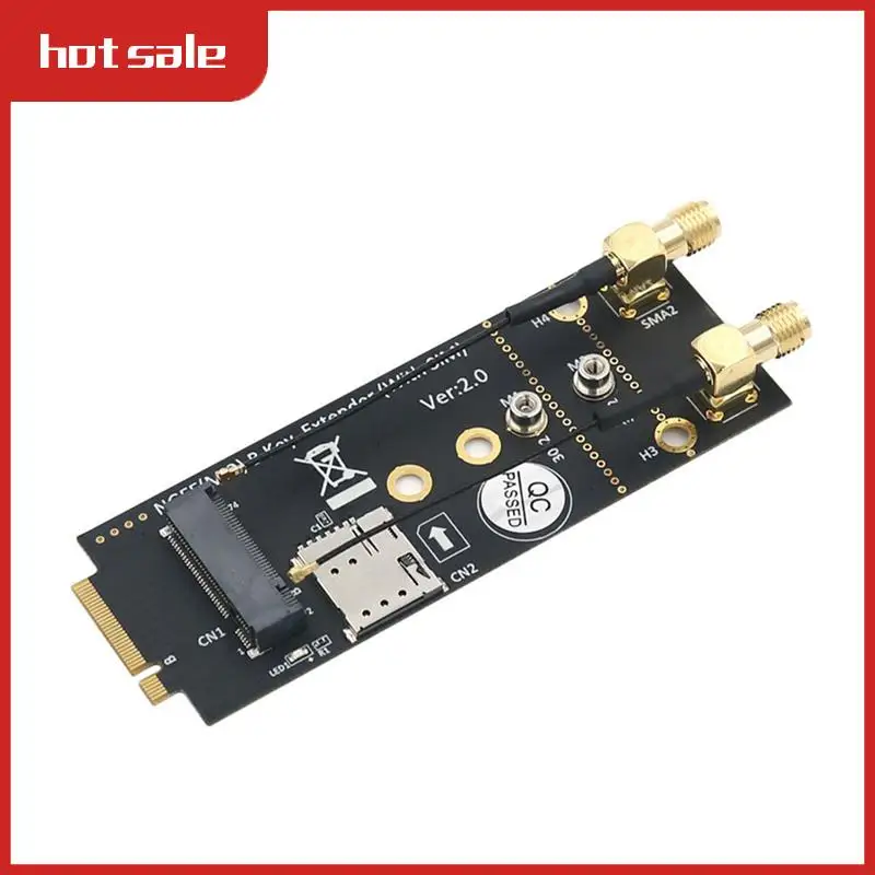 

M.2 Key-B Wireless Module Adapter Black Plastic For NGFF 3042 3052 M2 B Key Card