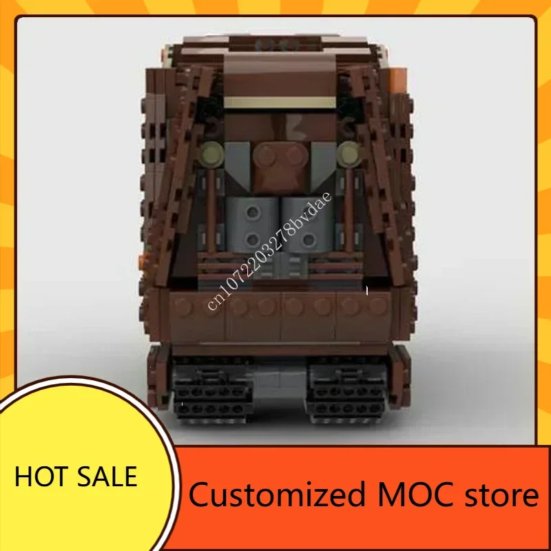 828PCSMOC Serie di battaglie spaziale Jawa Sandcrawler Puzzle Creativo DIYA Assemblaggio Compleanno Giocattoli di Natale Regali per bambini per bambini Età