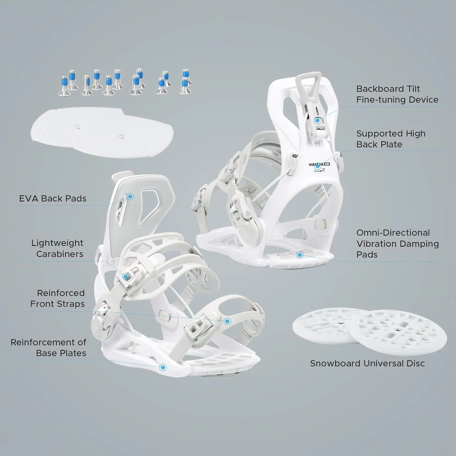 ربطات على الجليد خفيفة الوزن لجميع الجبال للرجال والنساء سريعة الارتداء