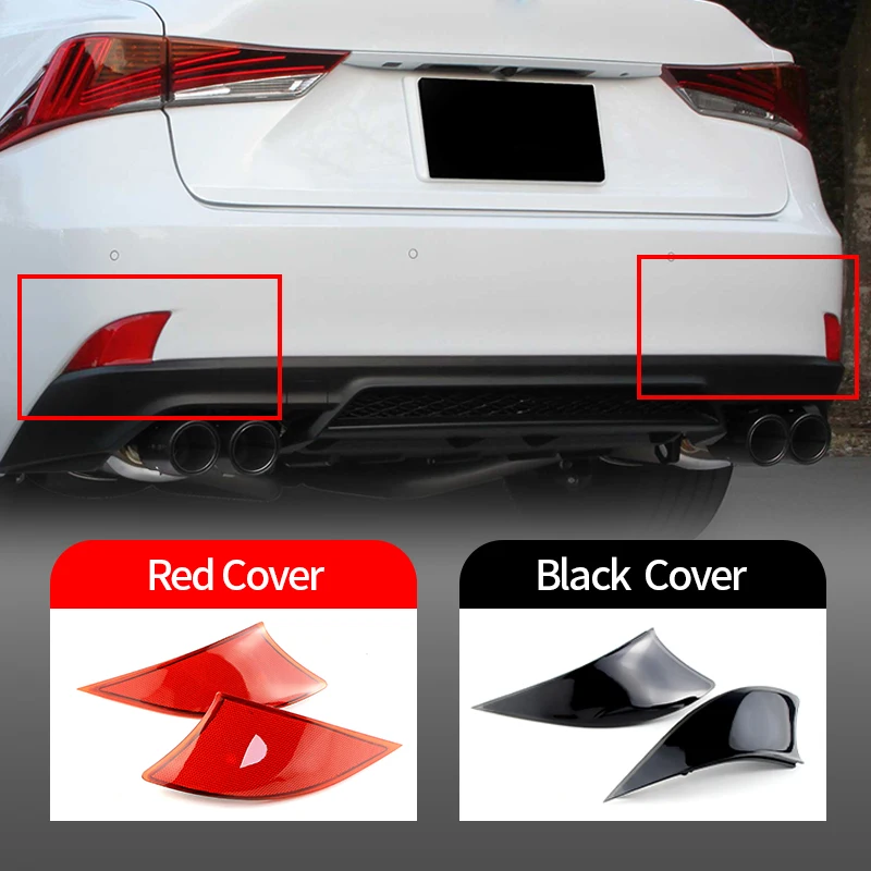 

2 шт. для Lexus IS200t IS250 IS300 IS350 светодиодный фонарь заднего бампера дымчатый/красный объектив задний тормоз противотуманные фары OEM # 8191053051