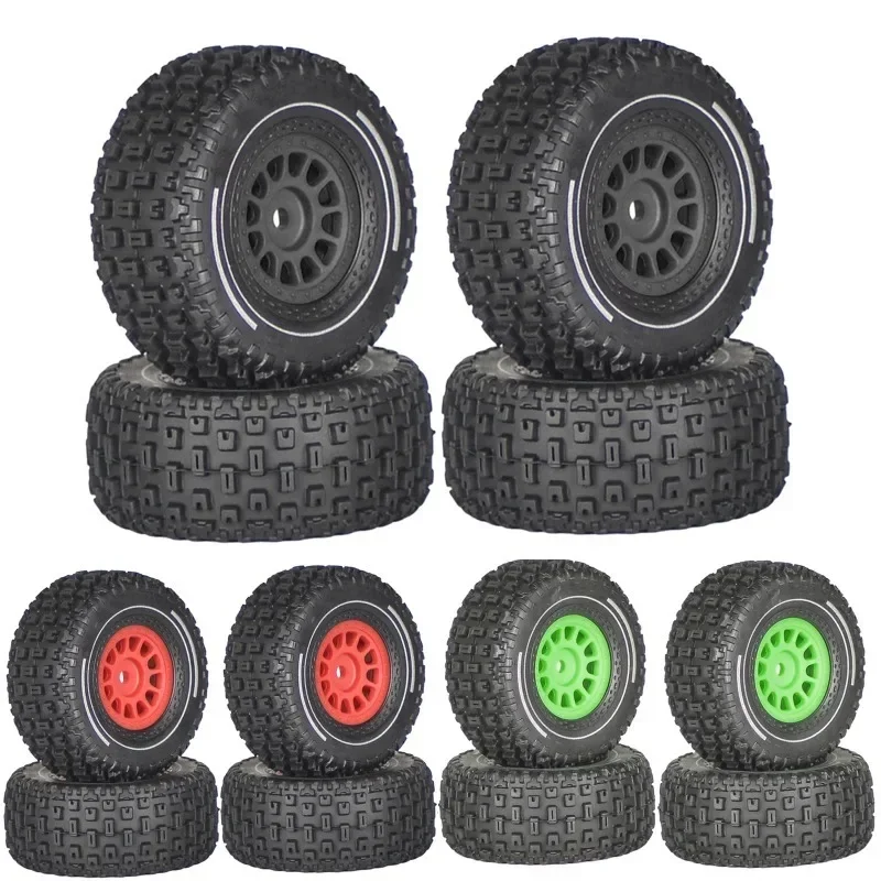 4pcs Plastic tires Wheel Trail Tyres Kit For Arrma Mojave 1/14 RC Car DIY Upgrade Repair Modification Tires Accessories Replace