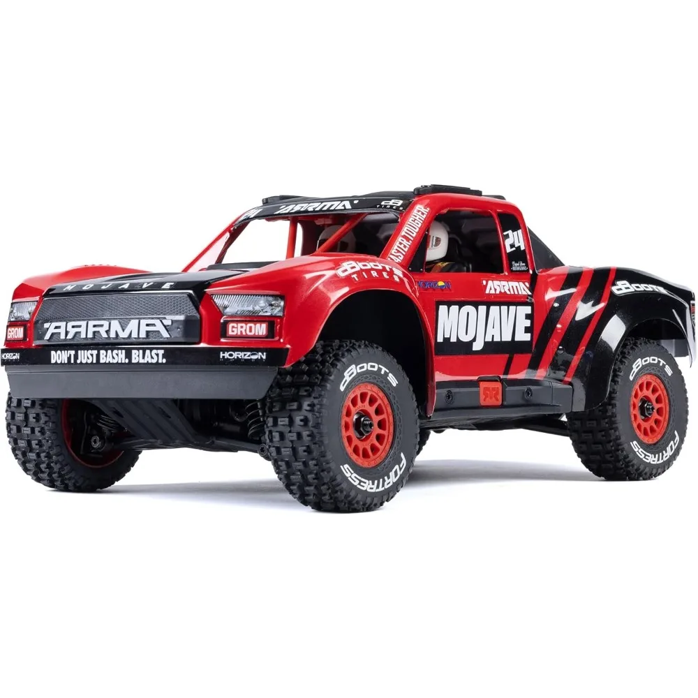 

RC Truck Mojave GROM 4x4 Smart Small Scale Desert Truck, RTR (with Battery and Charger Included) Red/Black ARA2104T1