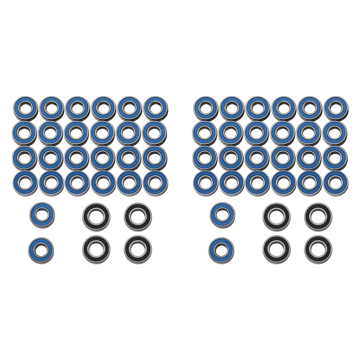 

Y34A 60Pcs Sealed Bearing Kit for 1/14 Truck Tractor Trailer Semi Grand Knight Hauler Upgrade Parts