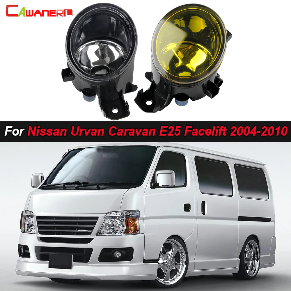 2 X Auto Nebel Licht Lampenschirm + H11 LED Halogenlampe Für Nissan Urvan Caravan E25 Facelift 2004 2005 2006 2007 2008 2009 2010