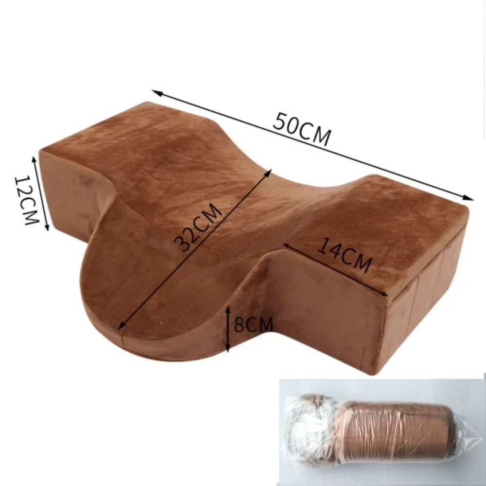 

Подушка для ресниц из пены с эффектом памяти, в форме бабочки, эргономичная, с изогнутой поддержкой шеи, подушка для поддержки век, комфортная