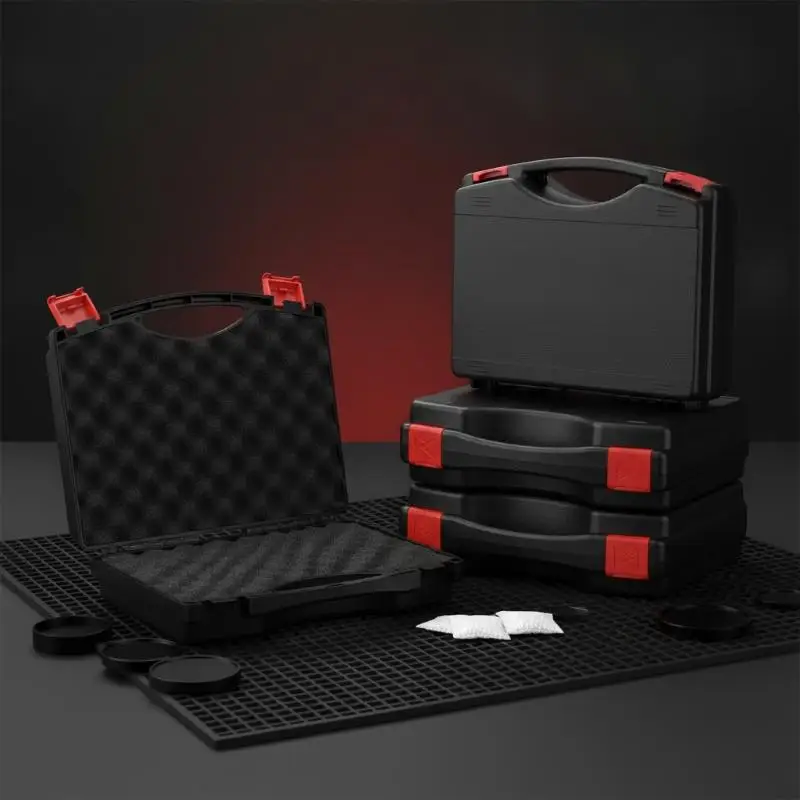 Multifunction Portable Hardware Tool Box Lightweight Durable Plastic Storage Case for Student Craft Woodworking Use